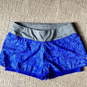 Indigo blue run shorts